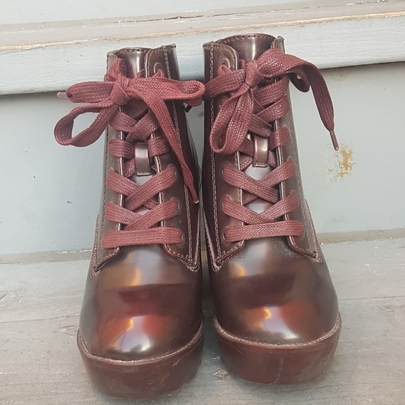 ALDO Serinna Bordeaux Booties - Picture 6 of 8